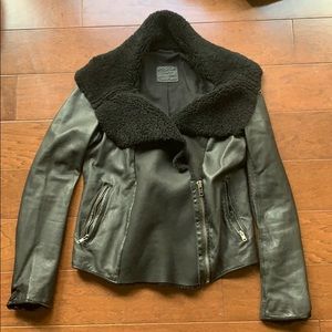 All Saints leather jacket